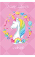 Fantasy Unicorn Journal: Colorful Notebook for Girls