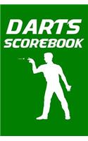 Darts Scorebook: 6x9 Darts Scorekeeper with Checkout Chart and 100 Scorecards