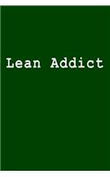 Lean Addict: Blank Lined Journal