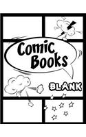 Comic Books Blank: Blank Comic Book Journal Notebook