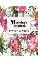 Musician's Notebook For Lecture and Notation