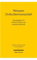 Weimarer Zivilrechtswissenschaft