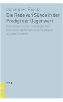 Rede Von Sunde in Der Predigt Der Gegenwart