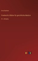 Friedreich's Blätter für gerichtliche Medicin