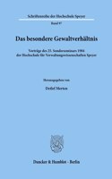 Das Besondere Gewaltverhaltnis