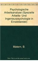 Psychologische Arbeitsanalyse