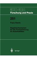 Regelmechanismen Für Die Formsicherung Im Automobilbau