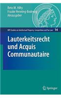 Lauterkeitsrecht Und Acquis Communautaire