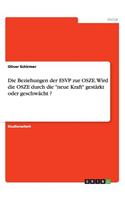 Die Beziehungen der ESVP zur OSZE. Wird die OSZE durch die neue Kraft gestärkt oder geschwächt ?: (German)