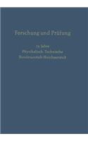 Forschung Und Prüfung