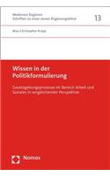 Wissen in Der Politikformulierung