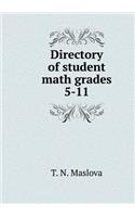 Directory of student math grades 5-11