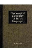 Etymological Dictionary of Turkic Languages