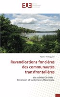 Revendications foncières des communautés transfrontalières