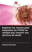Explorer les raisons pour lesquelles les PVVIH ne veulent pas recourir aux services de santé