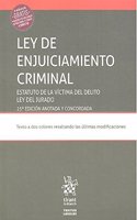 Ley de Enjuiciamiento Criminal. Estatuto de la Victima del Delito ley del Jurado 25a Edicion 2017 (Textos Legales) (Spanish Edition)