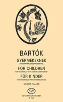 For Children for violoncello with piano accompaniment