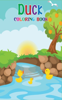 Duck Coloring Book: Funny Coloring Books Perfect Cute Duck Bird Coloring Books for boys, girls, and kids of ages 4-8 and up