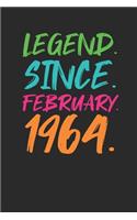 Legend Since February 1964
