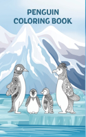 Penguin Coloring Book: Great Penguin Coloring Book for Kids activity and Adult