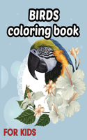 Birds coloring book for kids