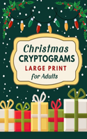 Christmas Cryptograms Puzzle Book for Adults