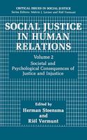 Social Justice in Human Relations Volume 2