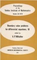 Boundary Value Problems for Differential Equations III