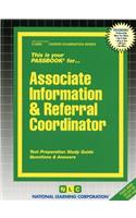 Associate Information & Referral Coordinator: Volume 2926