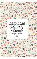 2019-2020 Busy as a Mother Monthly Planner 6x9: 24 Months Planner and Calendar, Monthly Calendar Planner, Agenda Planner and Schedule Organizer - Pocket / Wallet Size Planner