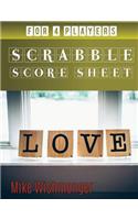 Scrabble Score Sheet