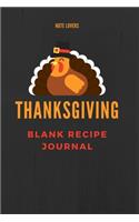 Thanksgiving Recipe Notebook