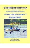 Alphabet Animals From M to Z