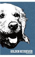 Golden Retriever Graph Paper Notebook