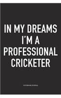 In My Dreams I'm a Professional Cricketer