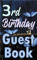 3rd Birthday Guest Book: Third Magical Celebration Message Logbook for Visitors Family and Friends to Write in Comments & Best Wishes Gift Log (Fantasy Guestbook)