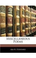 Miscellaneous Poems