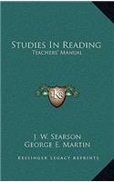 Studies in Reading
