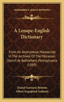 A Lenape-English Dictionary