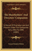 Shareholders' And Directors' Companion