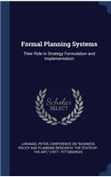 Formal Planning Systems