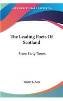 The Leading Poets Of Scotland