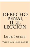 Derecho Penal 1L 2L Leccion