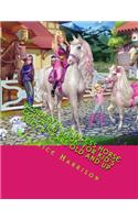 Wonderful Princess Horse Coloring Book: For Kid's Ages 4 Years Old and Up(English)