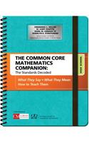 Common Core Mathematics Companion: The Standards Decoded, High School