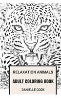 Relaxation Animals Adult Coloring Book