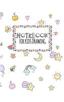 Notebook For Kids Drawing: Blank Doodle Draw Sketch Book