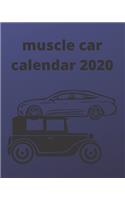 muscle car Calendar 2020