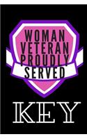 Woman Veteran Proudly Served