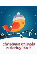 Christmas Animals Coloring Book